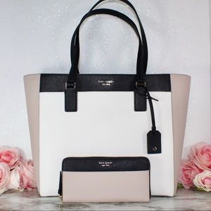 🎀NWT Kate Spade Cameron Laptop Tote Wallet SET